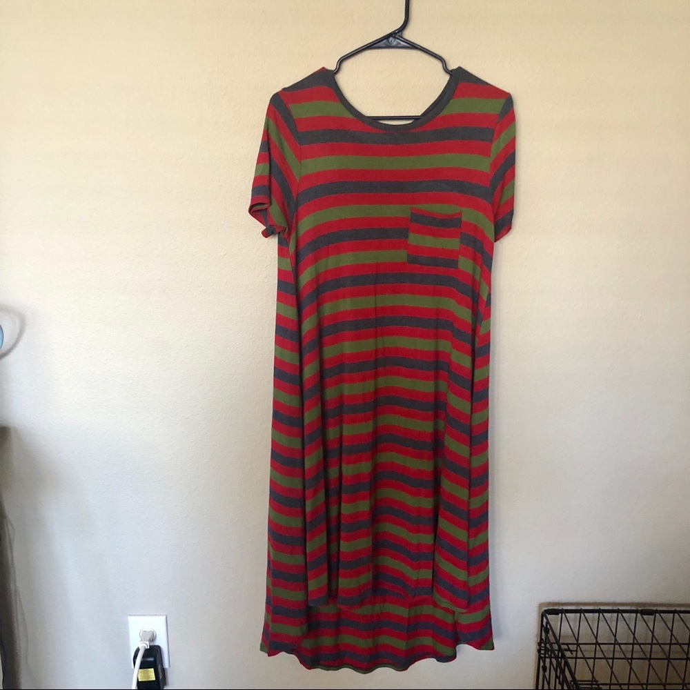 LulaRoe striped maxi dress